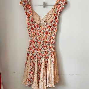 NWT Free People gorgeous spring floral dress S